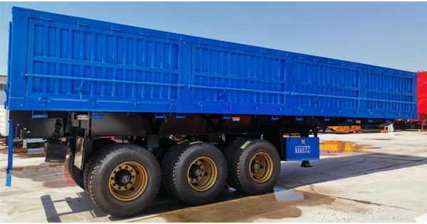 Transporte de remolque con volquete lateral abatible 80 toneladas de carbón en venta - Precauciones de uso
