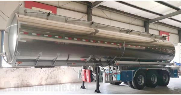 El remolque cisterna de aleación de aluminio de 45000 litros se enviará a Zimbabue