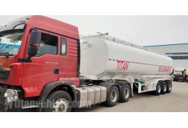 El remolque cisterna de petróleo de 40000L se enviará a Benin