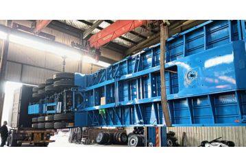 La semirremolque plataforma de 40 pies y 3 ejes se enviará a Chile.