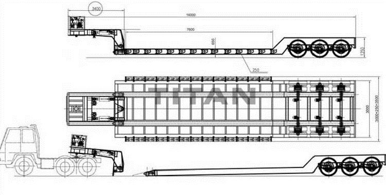 How much weight can a lowboy trailer carry?-RGN trailer specs, operation