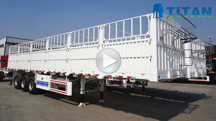 Side Wall Semi Trailer for Sale in Sudan