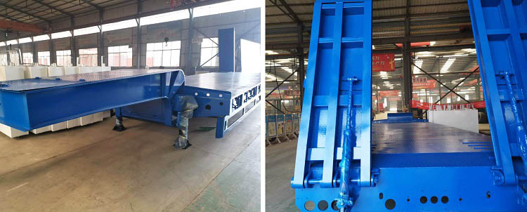 60 Tons Low Bed Trailer for Sale in Zimbabwe - Used Low Bed Semi-trailer for Sale