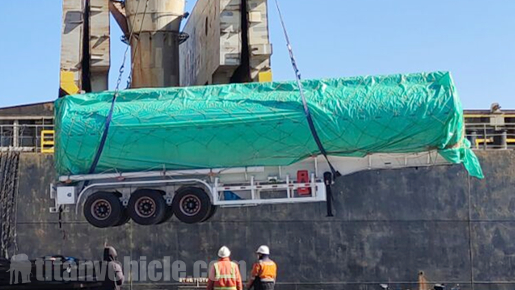 50000 Liters Stainless Steel Tanker Trailer for Sale in Senegal Dakar