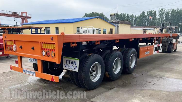 Tri Axle Flatbed Trailer for Sale In Cayman IslandsTri Axle Flatbed Trailer for Sale In Cayman Islands