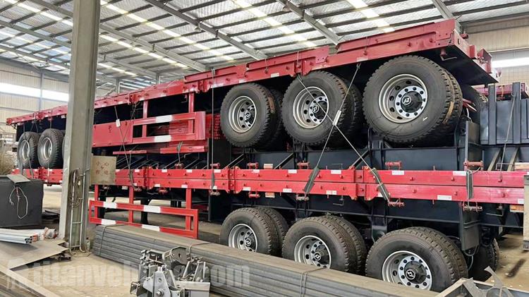 Tri Axle Flatbed Trailer for Sale In Cayman IslandsTri Axle Flatbed Trailer for Sale In Cayman Islands