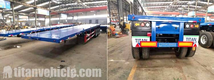 40 Foot Flatbed Semi Trailer for Sale in Tanzania