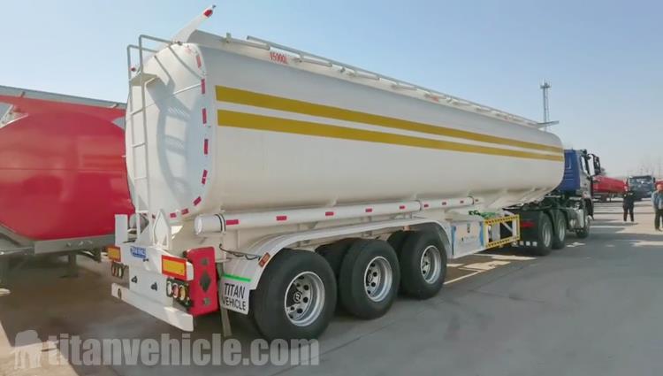 Tri Axle Fuel Tanker Trailer with 3 Compartments