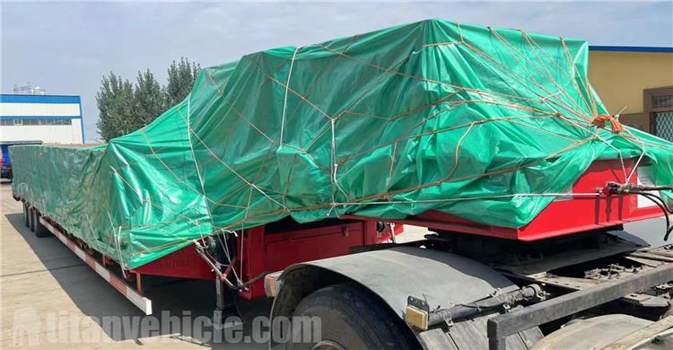 80 Ton Lowbed Trailer for Sale In Algeria - TITAN VEHICLE
