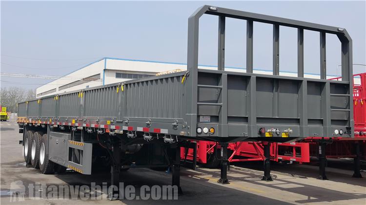 Semirremolque de pared lateral de 60 toneladas a la venta en Kenia - TITAN VEHICLE