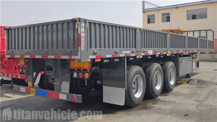 Semirremolque de pared lateral de 60 toneladas a la venta en Kenia - TITAN VEHICLE