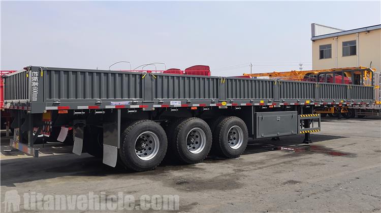 Semirremolque de pared lateral de 60 toneladas a la venta en Kenia - TITAN VEHICLE