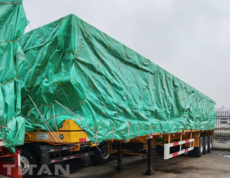 Remolque de cami&oacute;n de plataforma de 3 ejes y 12 metros a la venta en Tanzania Dar Es Salaam