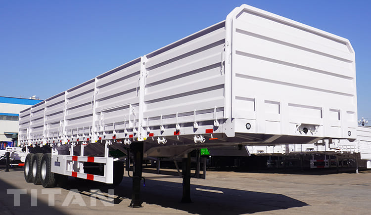 Remolque lateral de 3 ejes y 50 toneladas a la venta en Congo