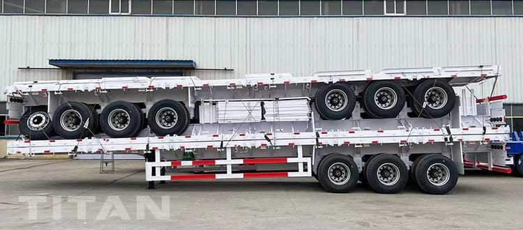 Remolque lateral de 3 ejes y 50 toneladas a la venta en Congo