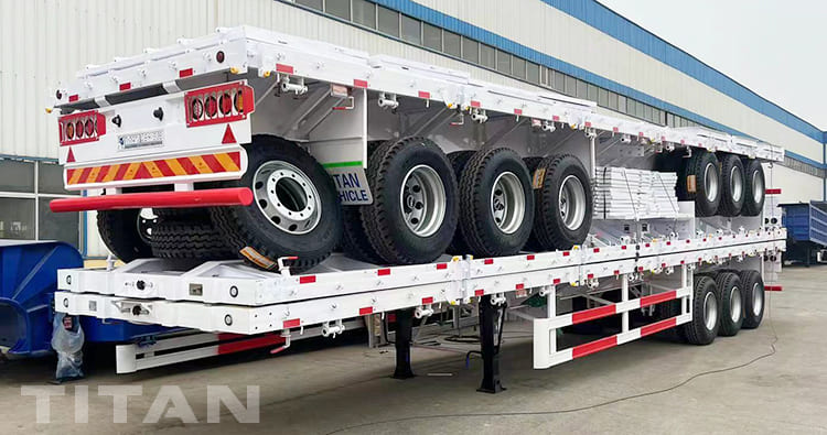 Remolque lateral de 3 ejes y 50 toneladas a la venta en Congo