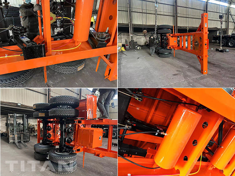 Chasis de contenedor de 2 ejes y 20 pies a la venta en Chile