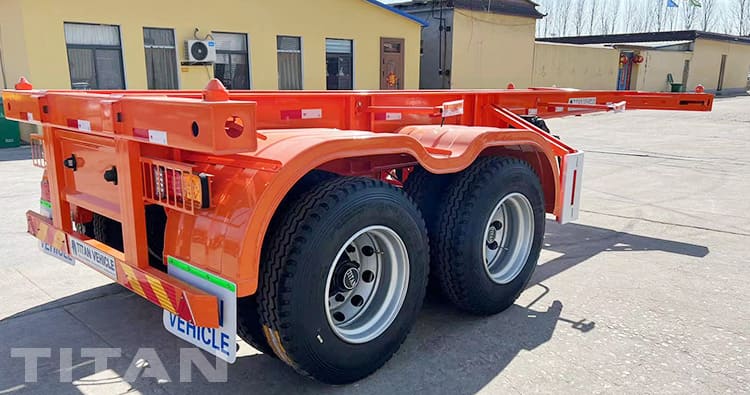 Chasis de contenedor de 2 ejes y 20 pies a la venta en Chile