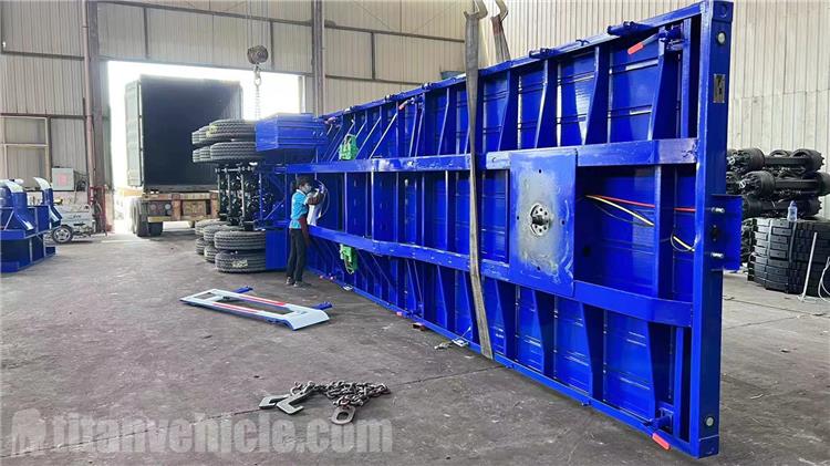 Remolque de plataforma plana de 3 ejes y 13 m a la venta en Jamaica