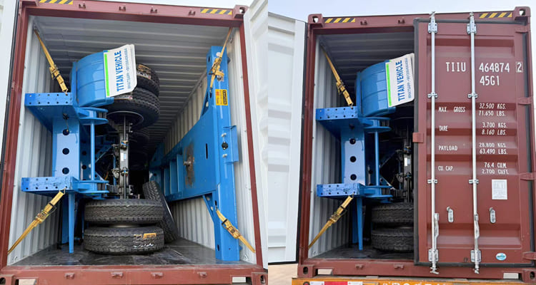Remolque contenedor de 40 pies en venta en Burkina Faso