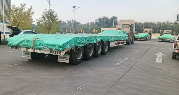 Plataforma cama baja para remolque de 4 ejes a la venta en Uruguay