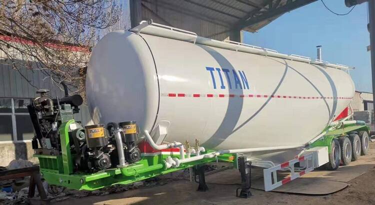 4 Axle Bulk Cement Trailer