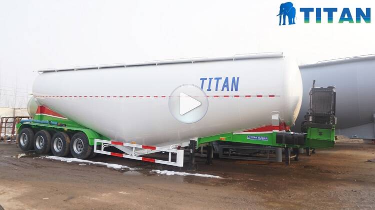 4 Axle Bulk Cement Trailer