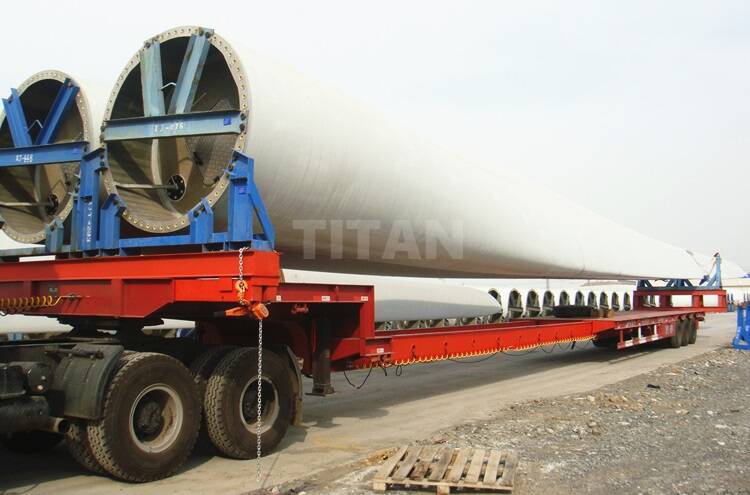 Wind turbine blade transportation