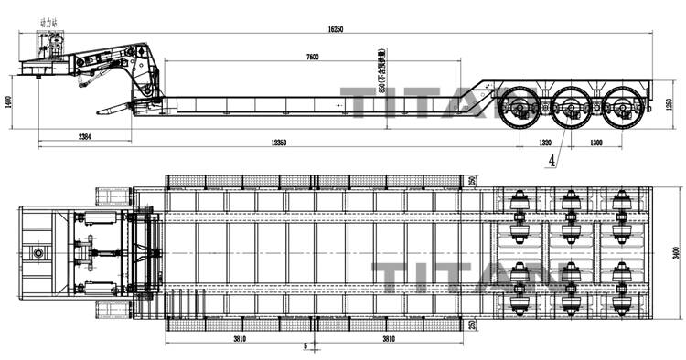 Drawing of Detachable Trailer