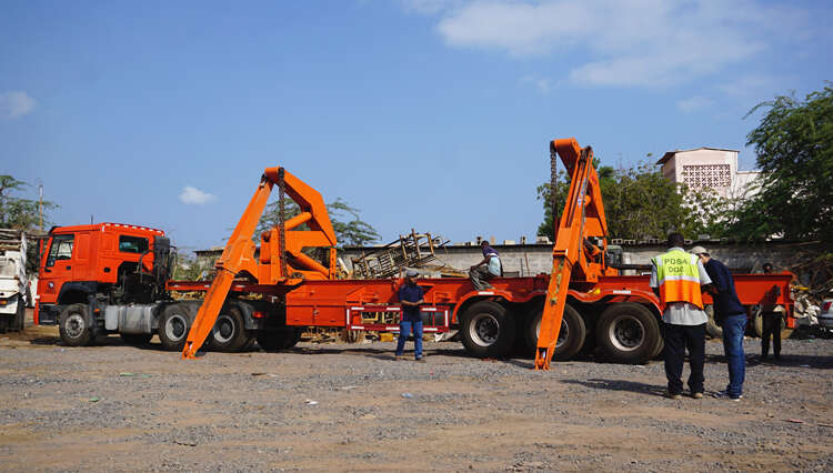 40Ft Side Loader Container Trailer
