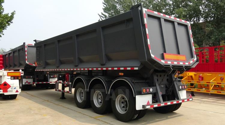 Hydraulic 40 Tonnes Semi Tipper Trailer for Sale in Nigeria Lagos