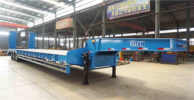 3 Axle Lowbed Trailer for Sale in Mozambique Beira