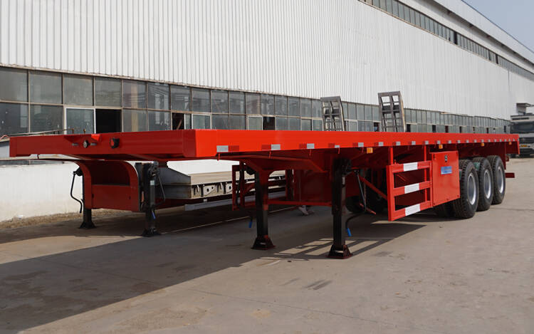 3 Axle Flatbed Semi Trailer for Sale in Zimbabwe - TITAN Vehicle