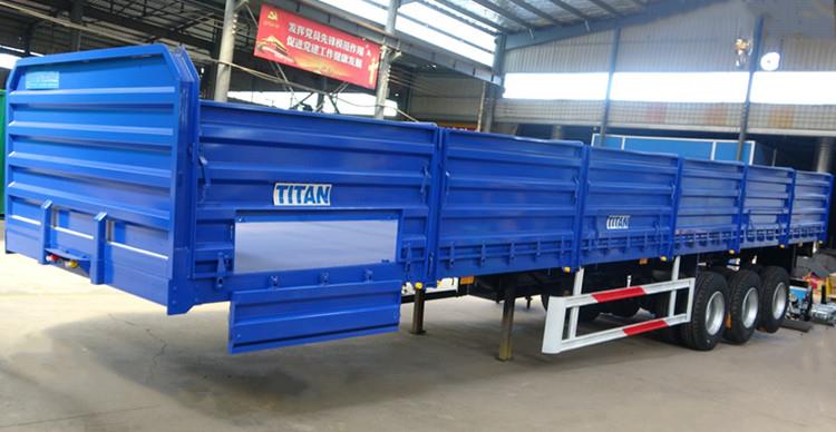 China Side Wall Grain Trailer for Sale in Sudan - TITAN Vehicle