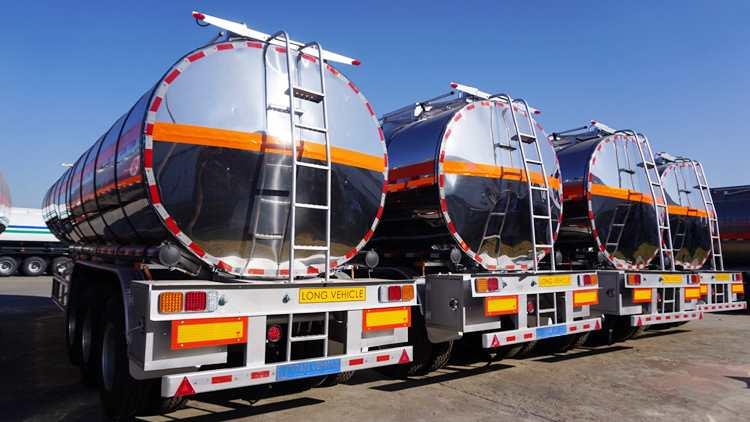 3 Axle Stainless Steel Tanker Trailer Manufacturer