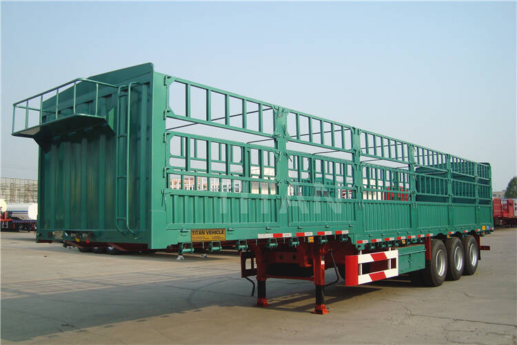 Gooseneck Fence Semi Trailer for Sale in Jamaica - TITAN Vehicle