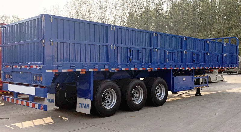 Sidewall Cargo Semi Trailer for Sale in Nigeria - TITAN Vehicle