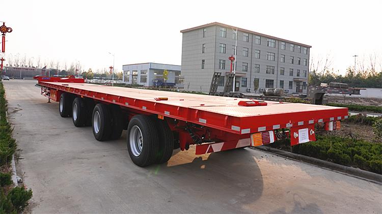 4 Axle Telescopic Trailer for Sale