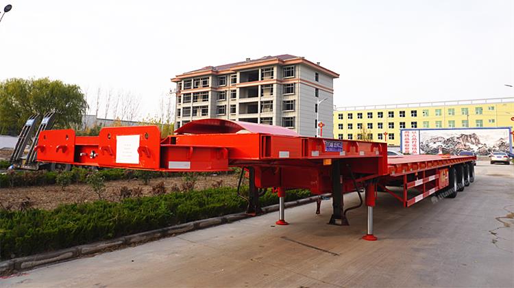 4 Axle Telescopic Trailer for Sale