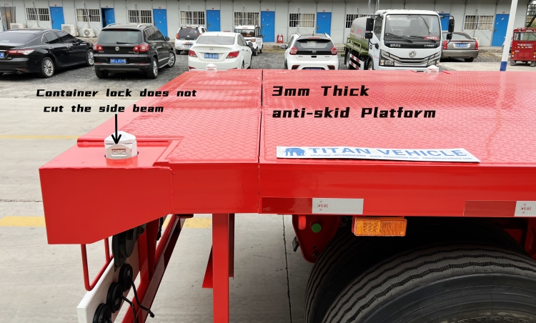 Remolque de plataforma de 40 pies en venta cerca de m&iacute; en Tanzania | Precios de remolques de plataforma de 40 pies
