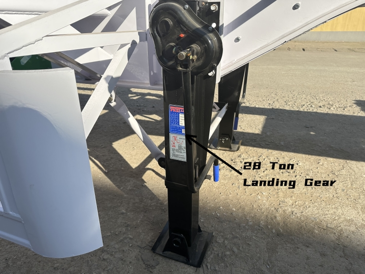 Remolque de transporte de contenedores de env&iacute;o | Remolque esquel&eacute;tico de cuello de cisne Semirremolque esquel&eacute;tico | Chasis de 40 pies en venta