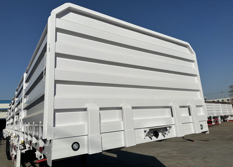 Semirremolque de plataforma de pared lateral de carga a granel de 40 toneladas a la venta en Colombia