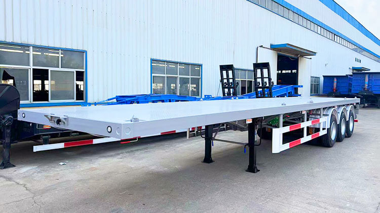 Remolque de cami&oacute;n de plataforma plana de 3 ejes y 40 pies a la venta en Costa Rica