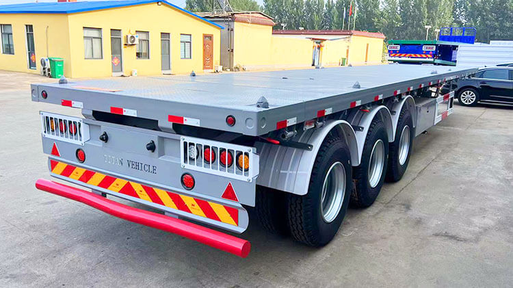 Remolque de cami&oacute;n de plataforma plana de 3 ejes y 40 pies a la venta en Costa Rica