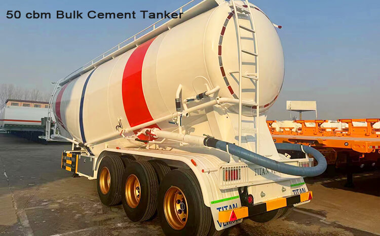 Remolque cisterna de cemento a granel de 3 ejes a la venta en Rep&uacute;blica Dominicana