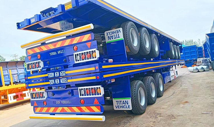 Semirremolque plataforma plana de 3 ejes y 40 pies a la venta en Panam&aacute;