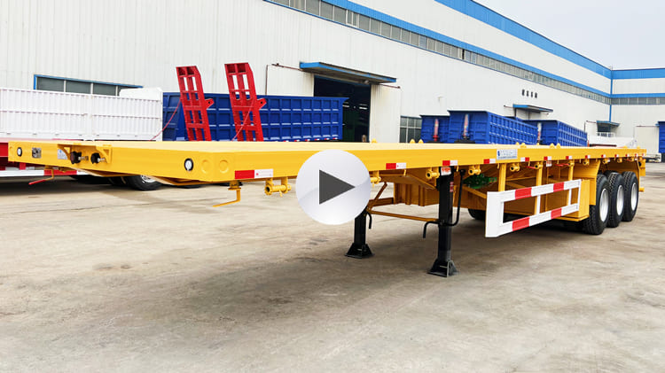 Remolque de plataforma plana de 3 ejes a la venta en Filipinas, Manila