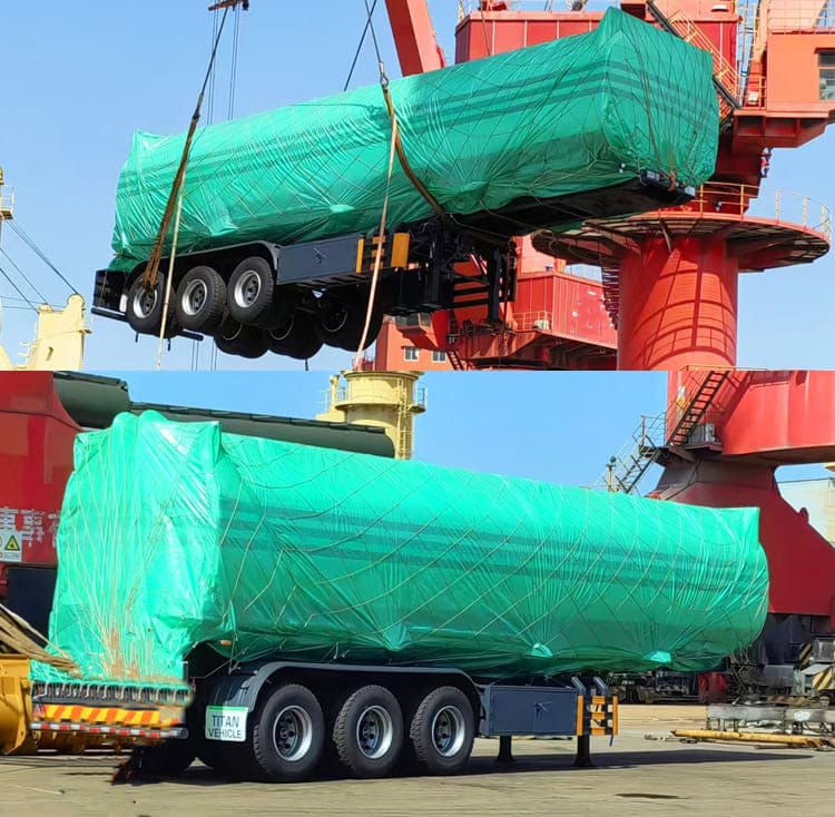 Remolque cisterna de combustible di&eacute;sel de 45000L a la venta en Mauritania, Nouakchott