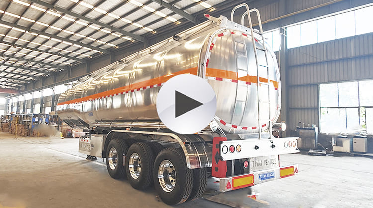 Remolque cisterna de aluminio de 3 ejes y 50000 litros a la venta en Filipinas, Manila