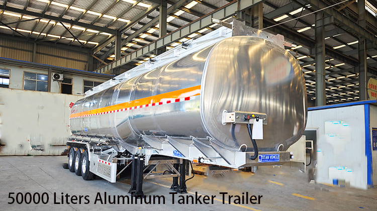 Remolque cisterna de aluminio de 3 ejes y 50000 litros a la venta en Filipinas, Manila